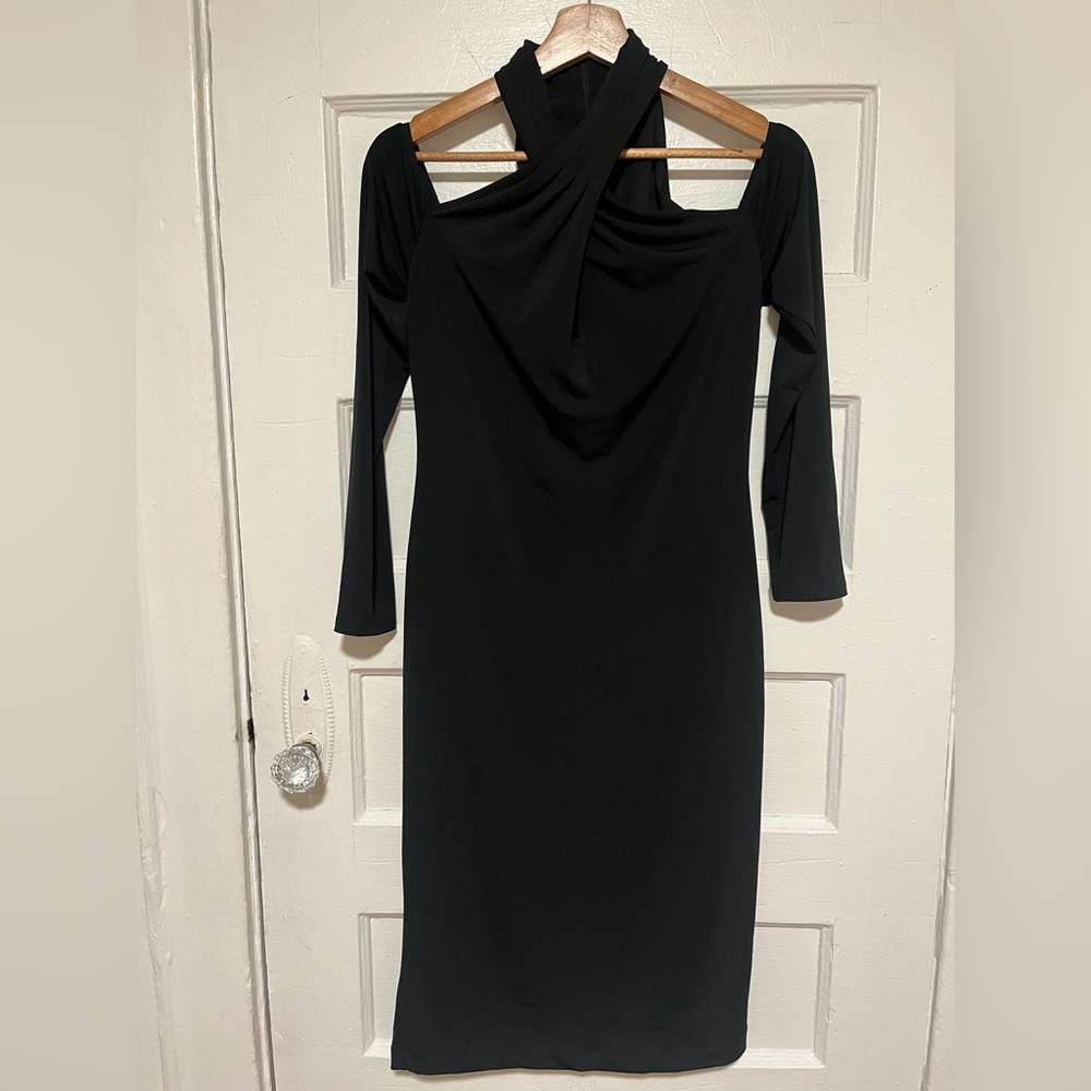 RACHEL Rachel Roy Black Long Sleeve Dress